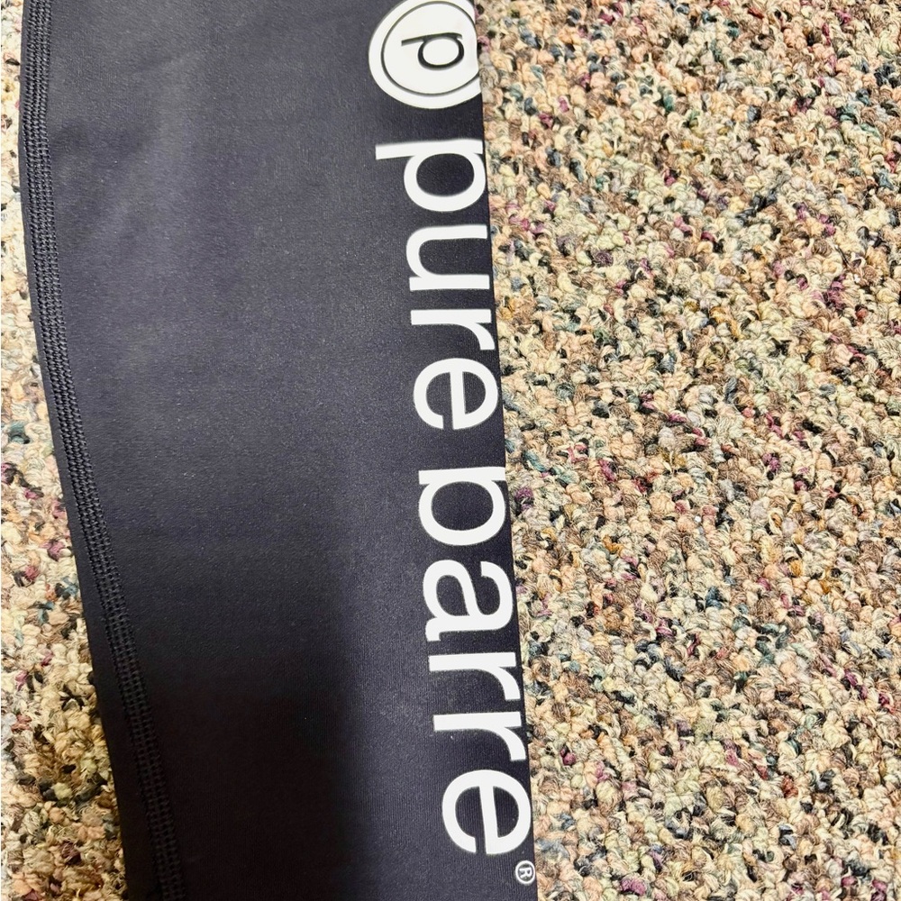 Lululemon- PURE BARRE logo  Black Leggings Size 2 - like brand new - Picture 5 of 8